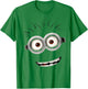 Despicable Me Minions Bob Smiling Face Graphic Short Sleeve T-Shirt - T-Shirt | Irish Green