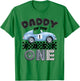 Daddy of The Fast One Birthday 1st Race Car Family T-Shirt - T-Shirt | Irish Green