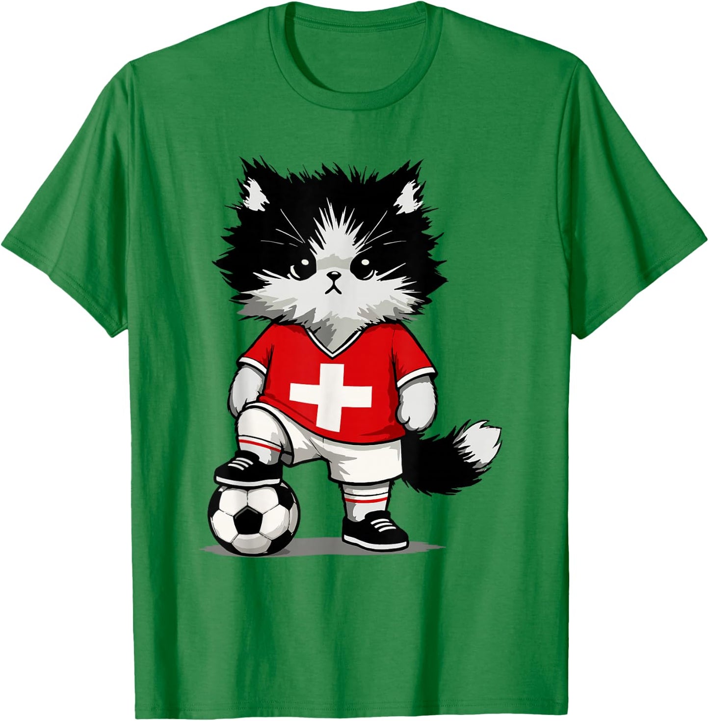 Swiss Flag Men Women Kids Switzerland T-Shirt - T-Shirt | Irish Green