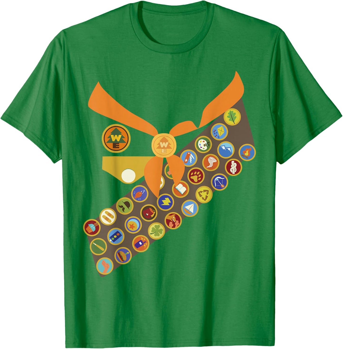 Disney Pixar Up Wilderness Explorer Costume Halloween T-Shirt - T-Shirt | Irish Green
