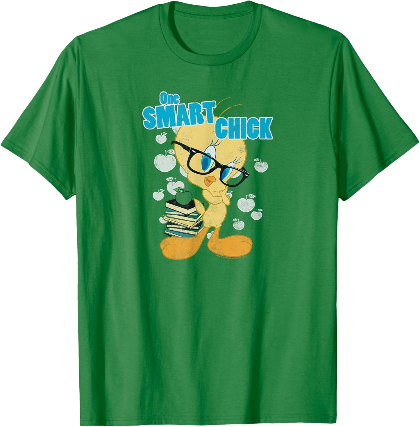 Looney Tunes Tweety One Smart Chick T-Shirt - T-Shirt | Irish Green