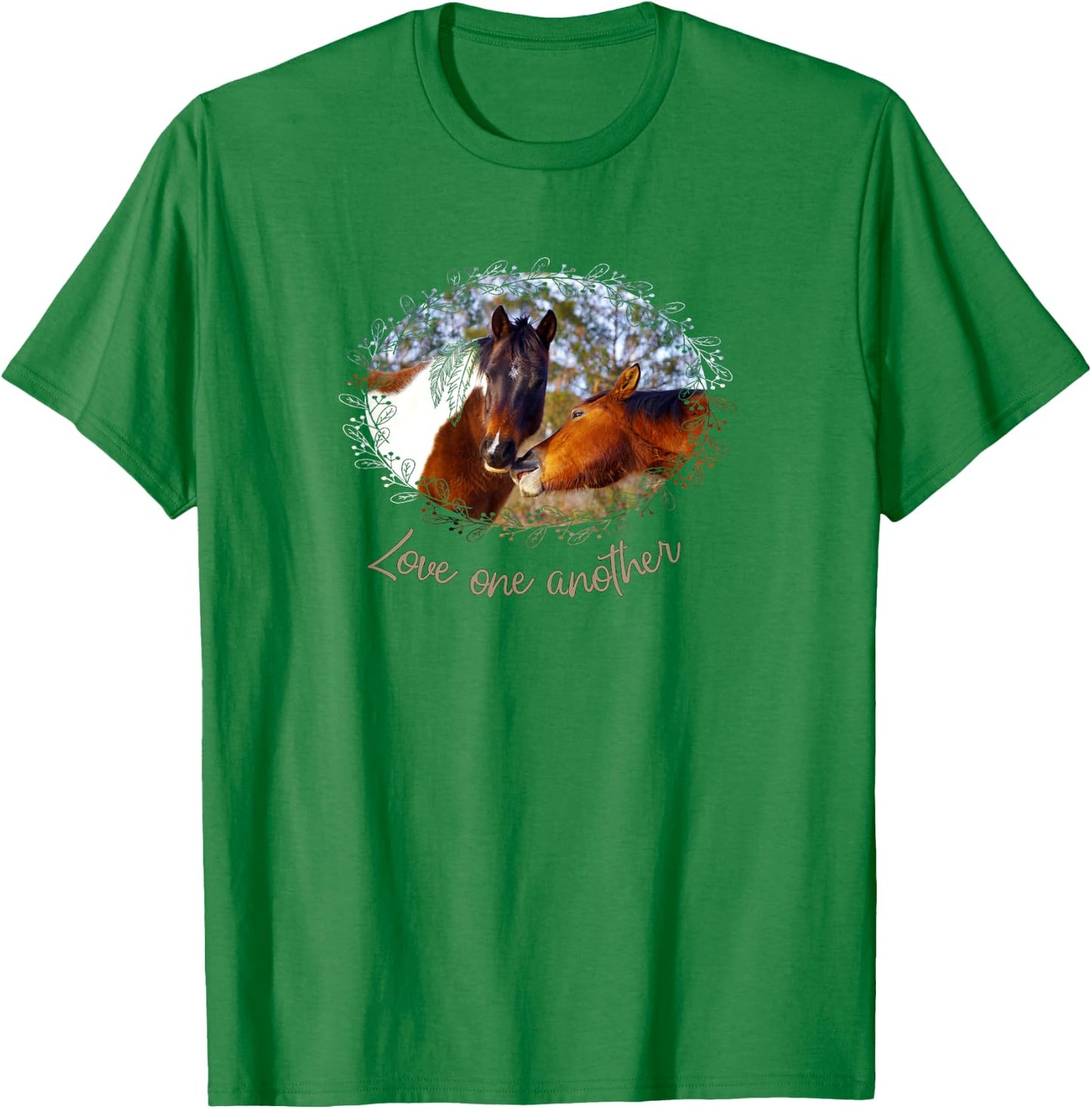 Paint Horse - Love one another T-Shirt - T-Shirt | Irish Green