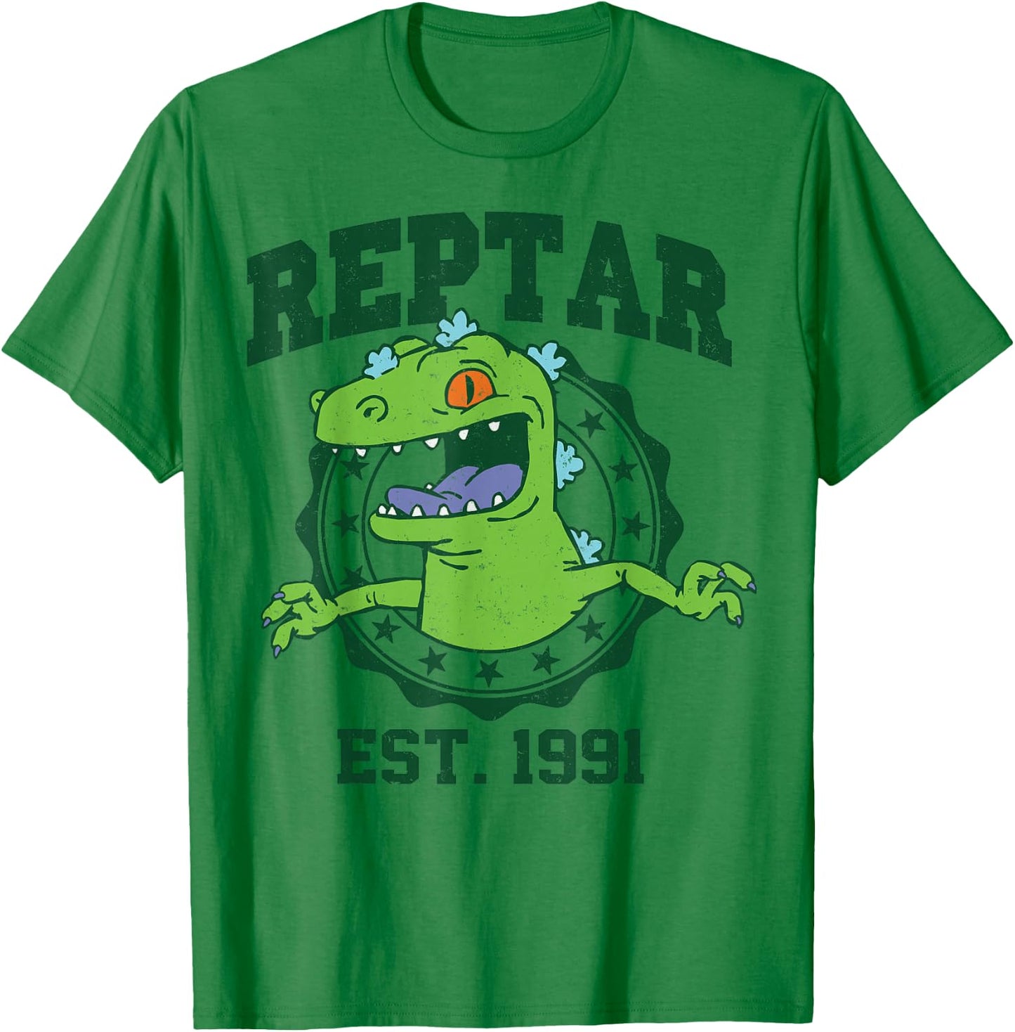 Nickelodeon Reptar Est 1991 T-Shirt - T-Shirt | Irish Green