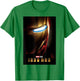 Marvel Studios Iron Man Movie Poster Graphic T-Shirt - T-Shirt | Irish Green