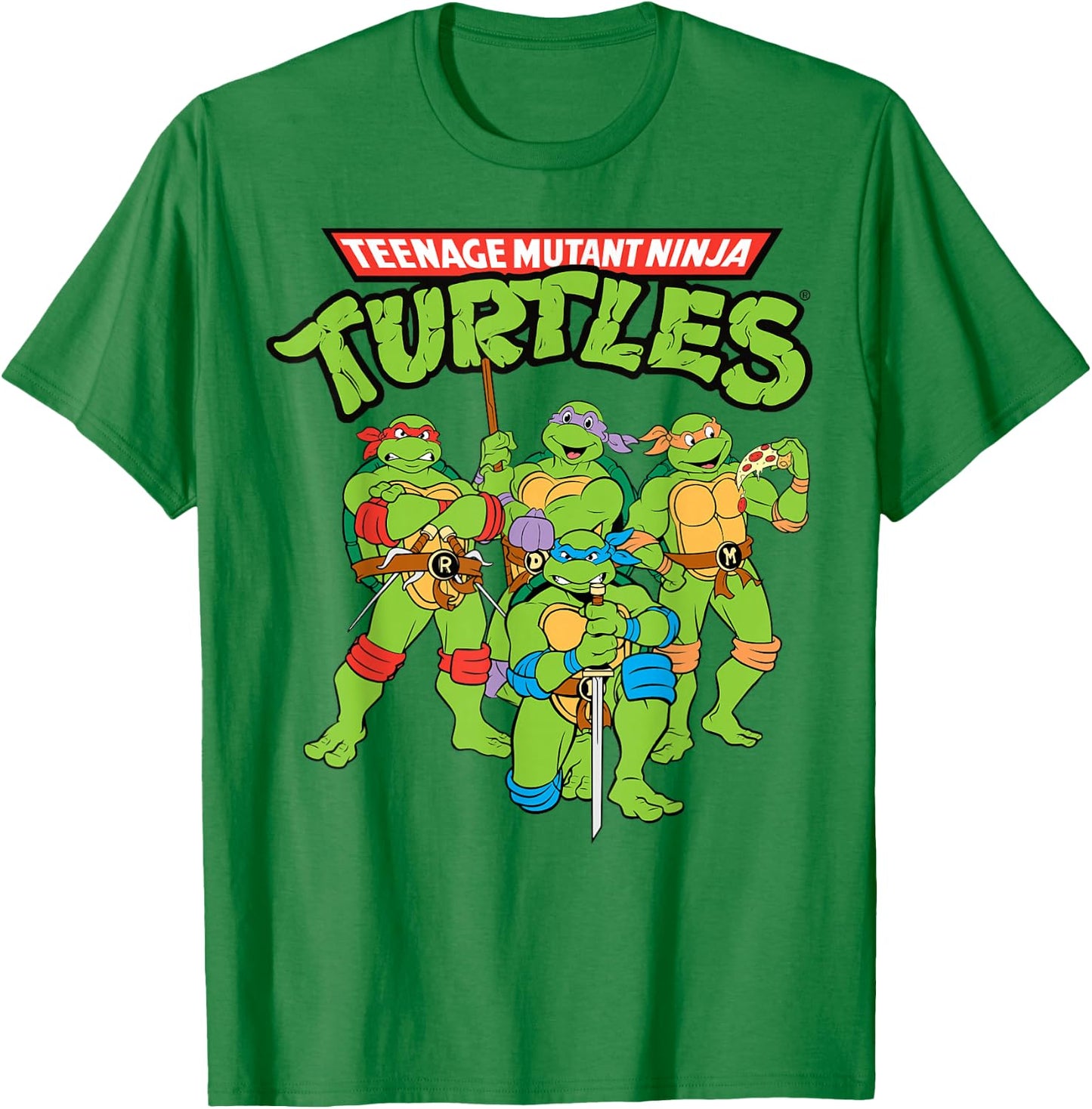 Teenage Mutant Ninja Turtles Group T-Shirt - T-Shirt | Irish Green