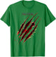 I'm Fine Bloody Shirt Zombie Blood Splatter Halloween T-Shirt - T-Shirt | Irish Green