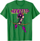Marvel Hawkeye Retro Classic Pose Bow Arrow Graphic T-Shirt - T-Shirt | Irish Green