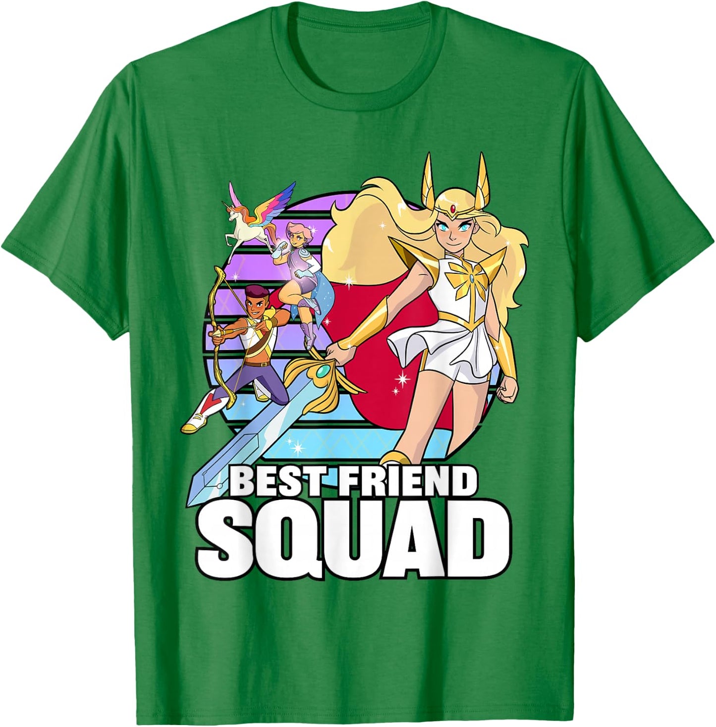 She-Ra and The Princess of Power Best Friend Squad T-Shirt - T-Shirt | Irish Green