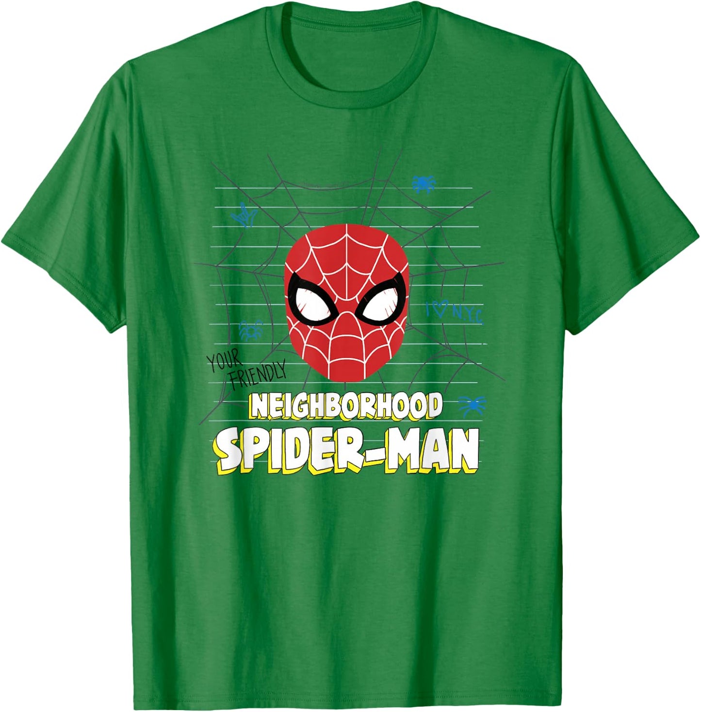 Marvel Spider-Man Far From Home Friendly Neighborhood T-Shirt - T-Shirt | Irish Green