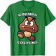 Super Mario Bros Halloween This Is My Goomba Costume T-Shirt - T-Shirt | Irish Green
