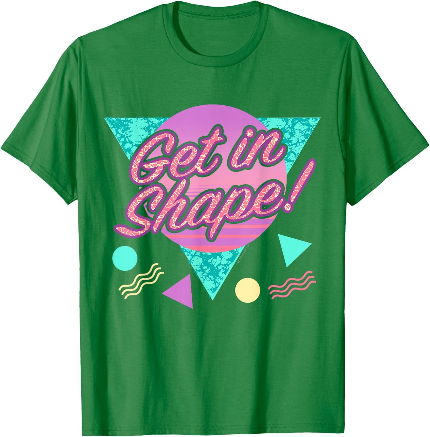 Get in Shape Retro 80s Workout Clothes Costume T-Shirt - T-Shirt | Irish Green