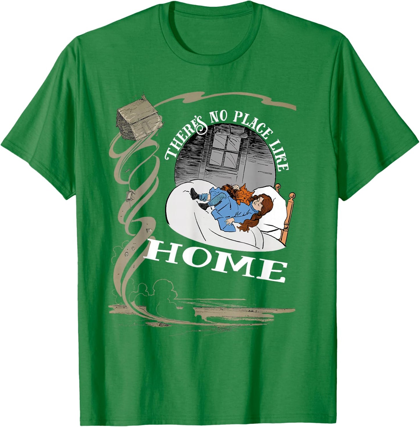 Pink Dorothy Toto Wizard of OZ Shirt-Twister to OZ T-Shirt - T-Shirt | Irish Green
