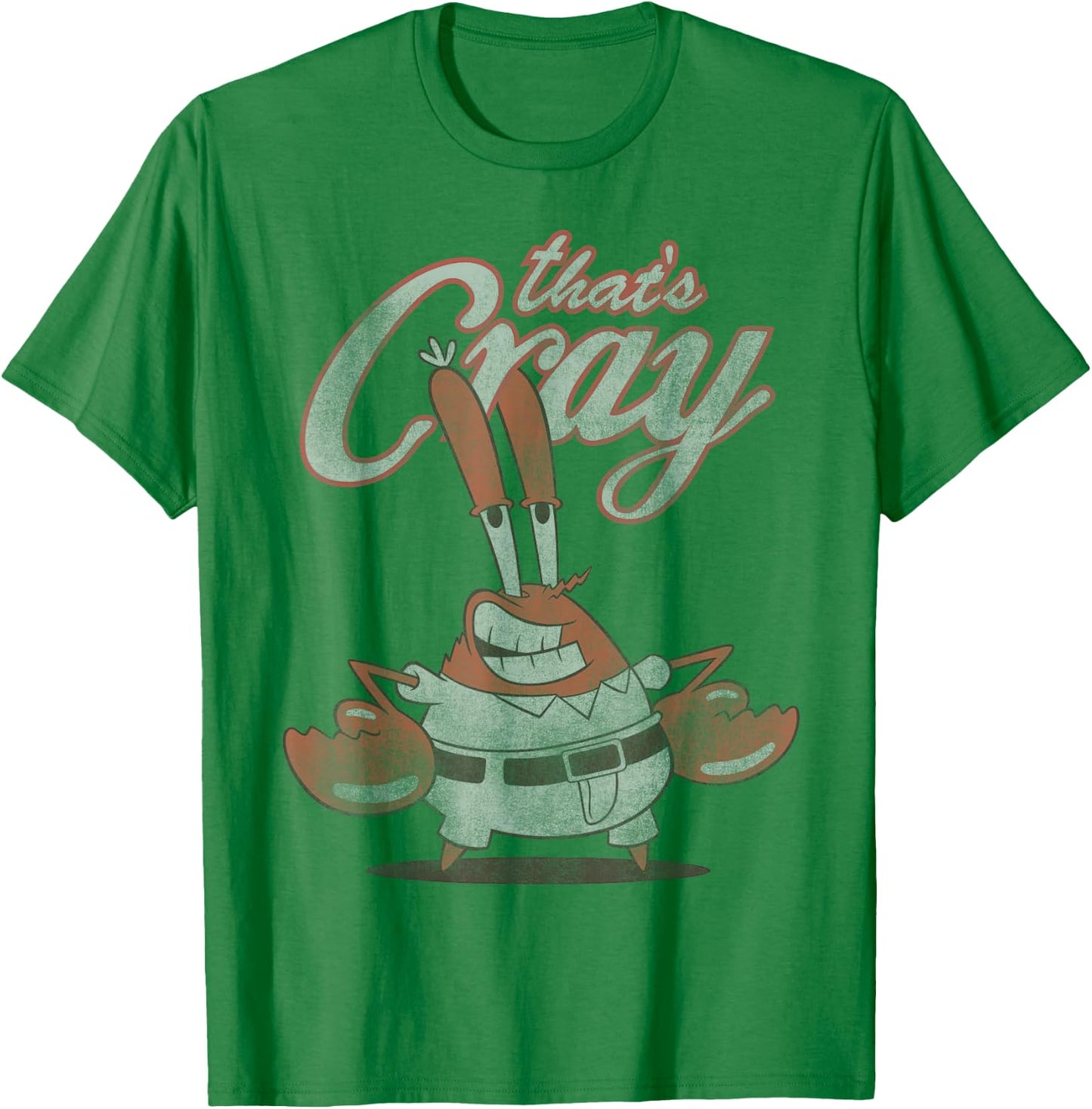 Spongebob SquarePants That's Cray Mr. Crabs T-Shirt - T-Shirt | Irish Green