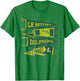 Le Moyne College Dolphins Distressed Pennants T-Shirt - T-Shirt | Irish Green