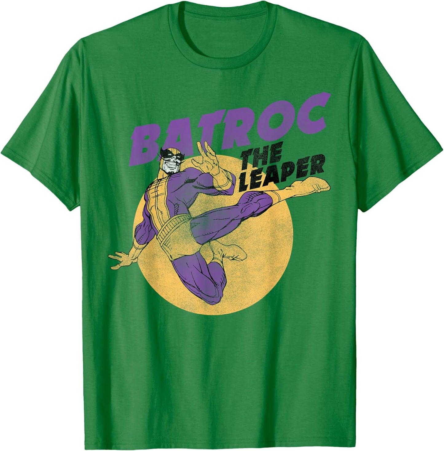 Marvel Comics Classic Batroc The Leaper Vintage Villain T-Shirt - T-Shirt | Irish Green
