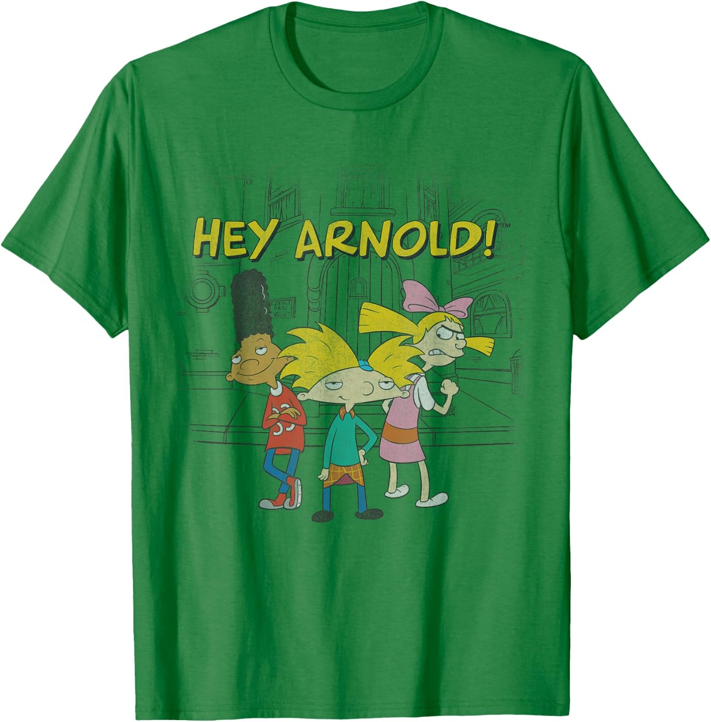 Nickelodeon Hey Arnold Mad Helga T-Shirt - T-Shirt | Irish Green