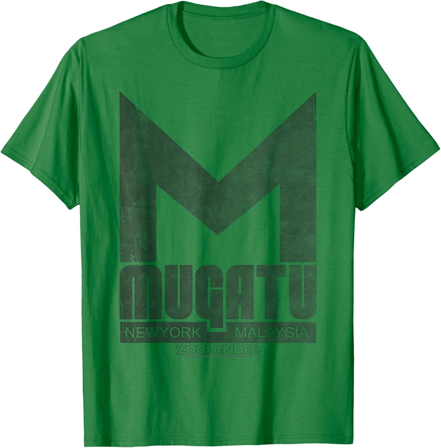 Zoolander Mugatu New York Malaysia Logo T-Shirt - T-Shirt | Irish Green
