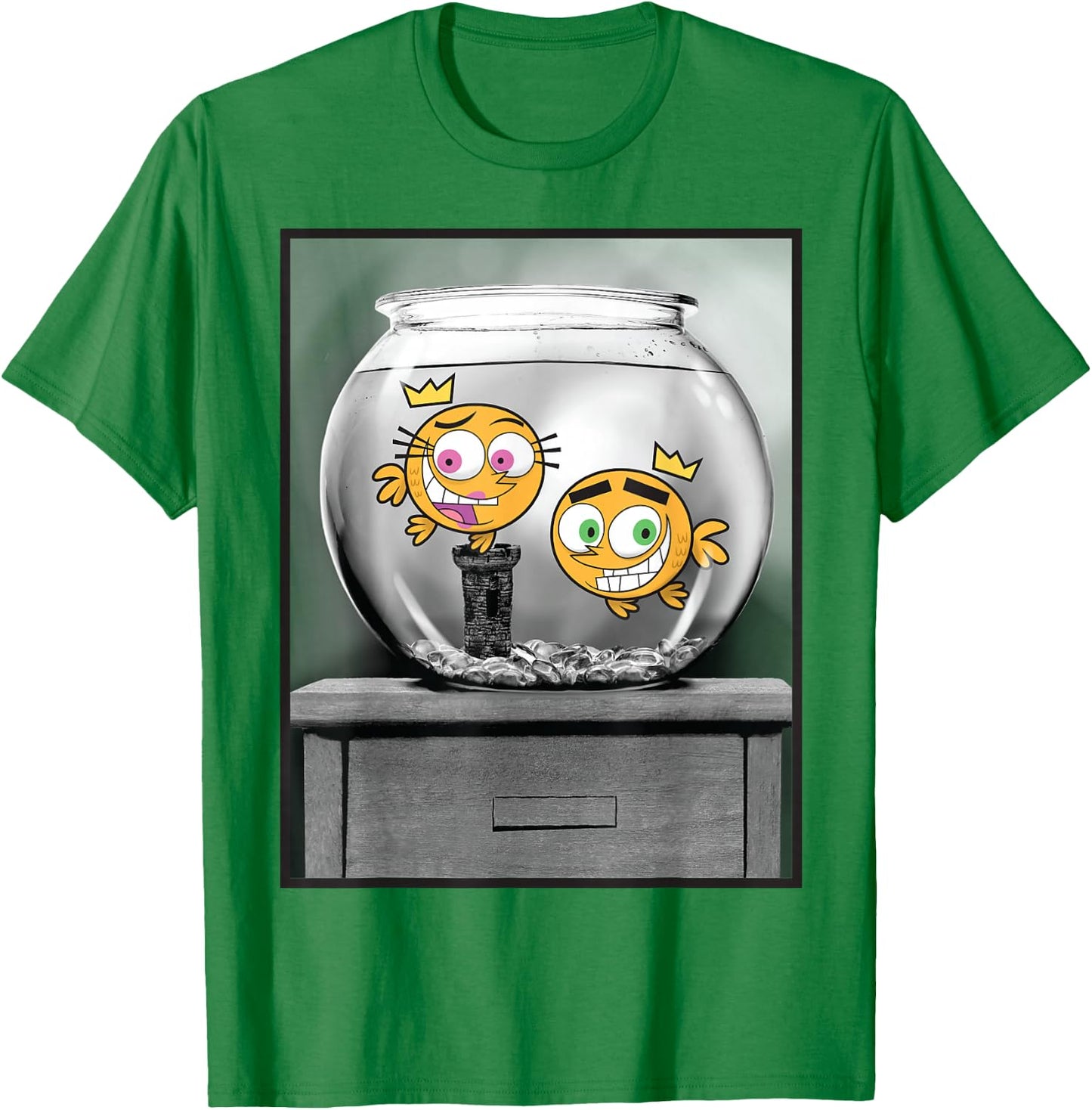 Nickelodeon The Fairly OddParents Goldfish T-Shirt - T-Shirt | Irish Green