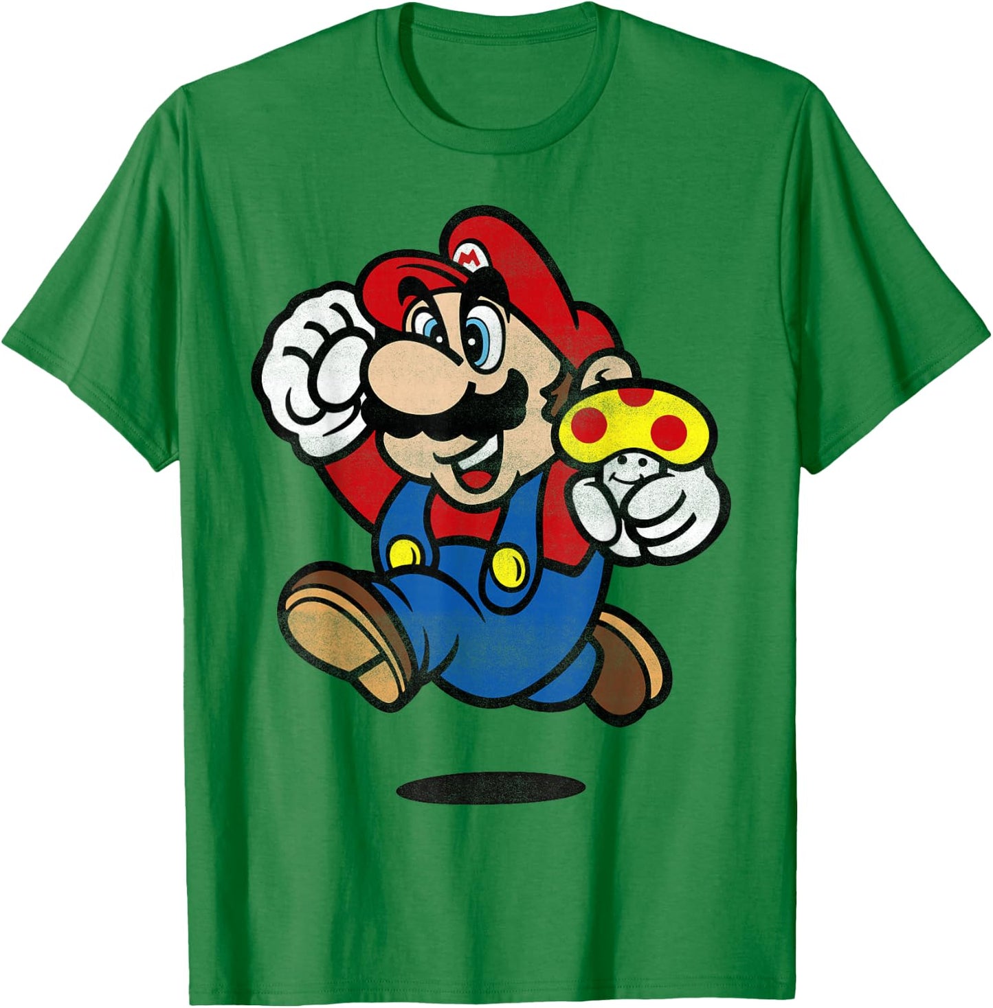 Nintendo Super Mario Running Graphic T-Shirt - T-Shirt | Irish Green