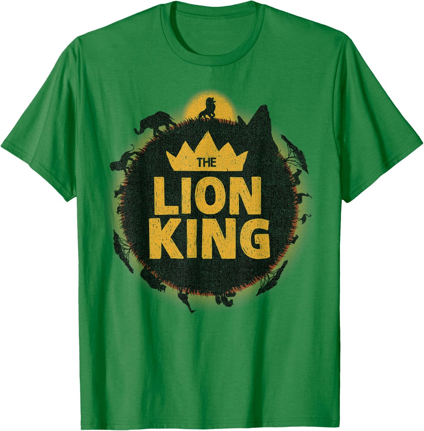Disney The Lion King Around The World Safari Logo T-Shirt - T-Shirt | Irish Green
