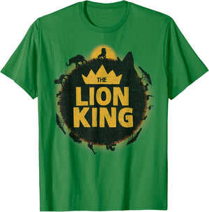 Disney The Lion King Around The World Safari Logo T-Shirt - T-Shirt | Irish Green