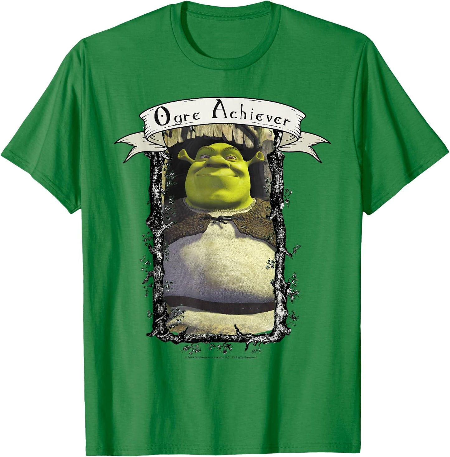 Shrek Ogre Achiever Award T-Shirt - T-Shirt | Irish Green