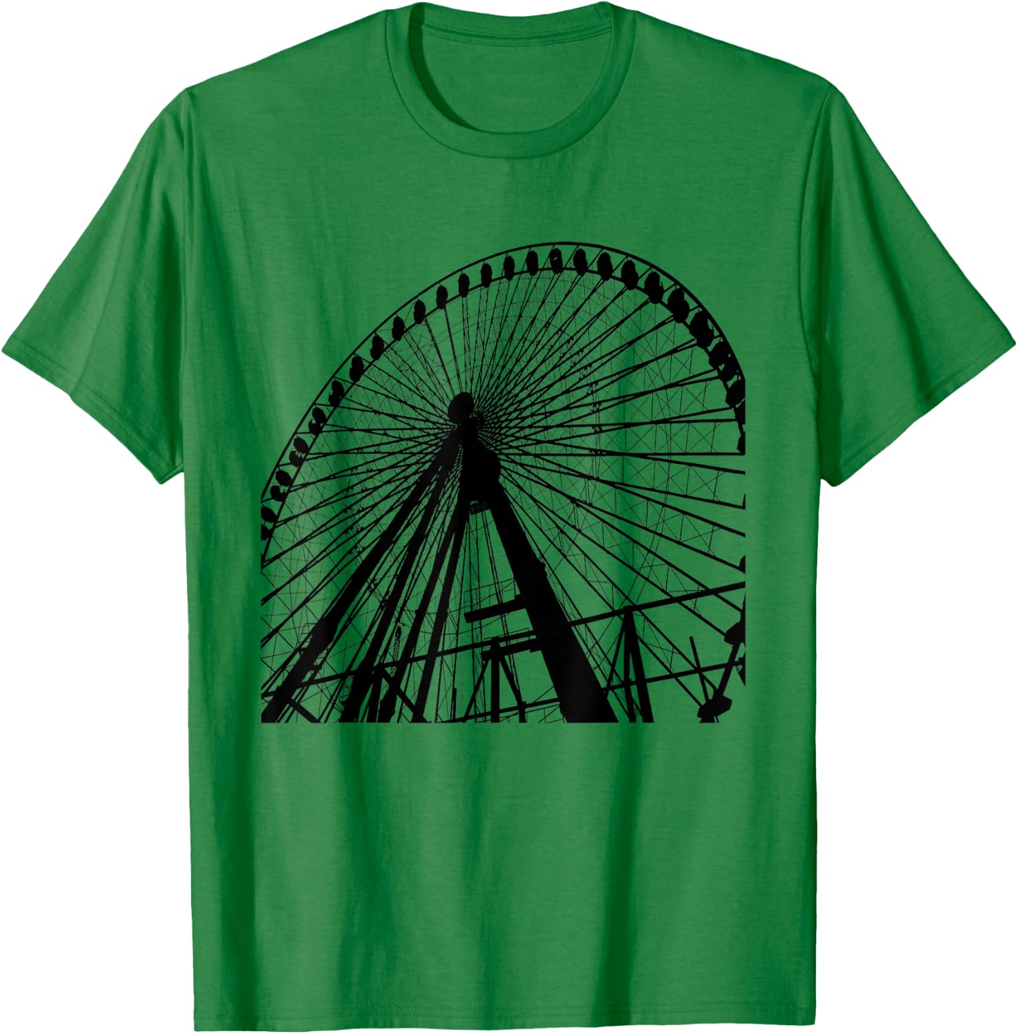 Ferris Wheel T-Shirt - T-Shirt | Irish Green