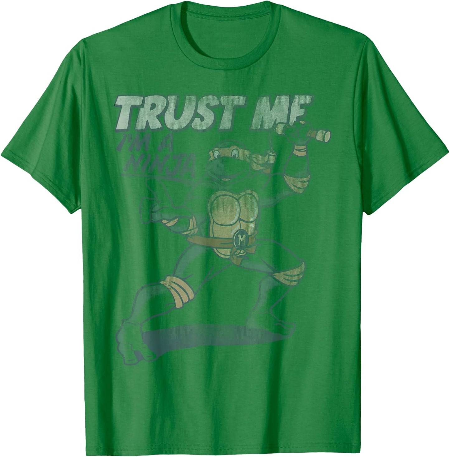 Teenage Mutant Ninja Turtles Michelangelo Trust Me T-Shirt - T-Shirt | Irish Green