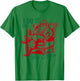 I Do It For The Hos Funny Inappropriate Christmas Santa Face T-Shirt - T-Shirt | Irish Green