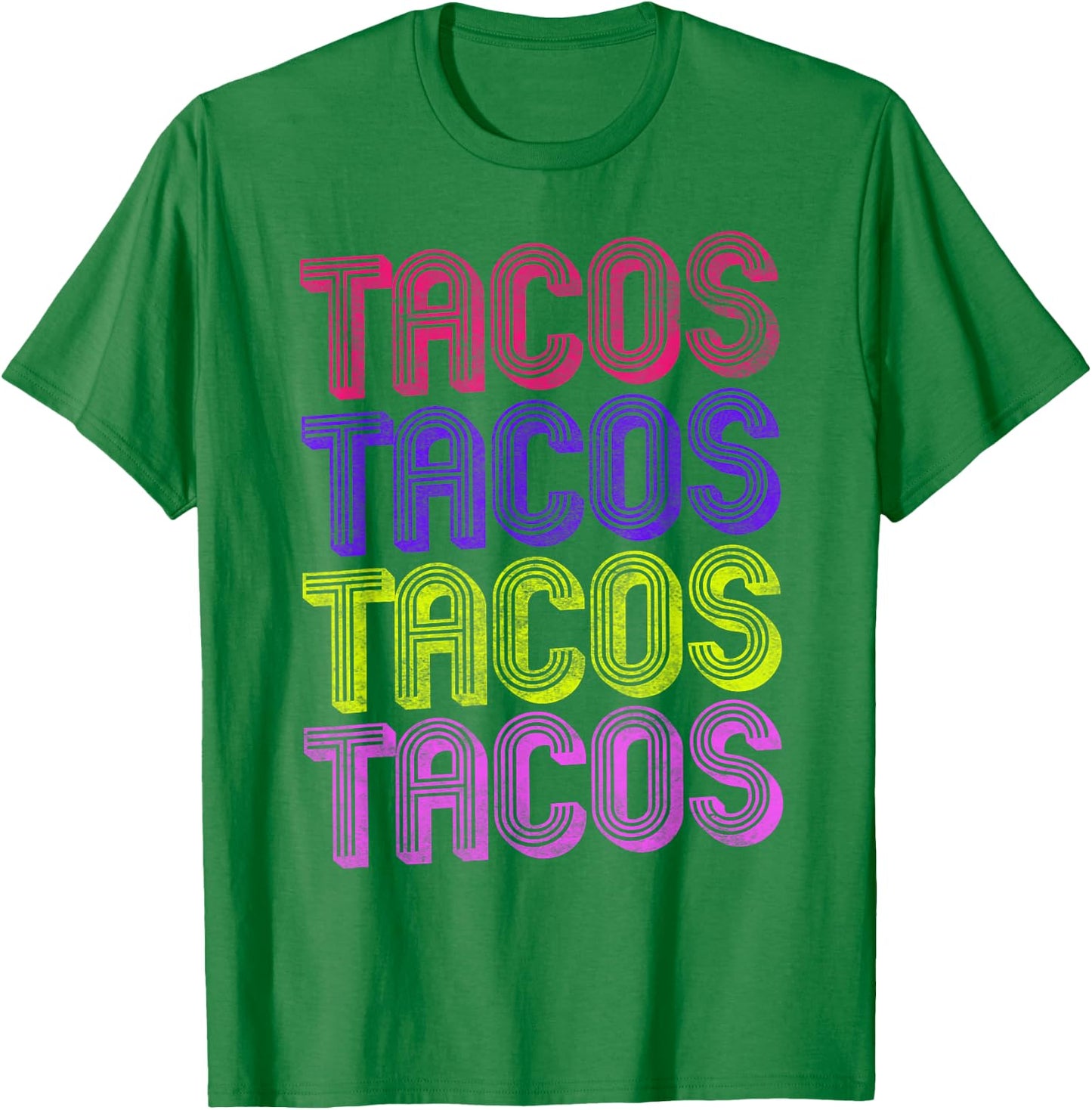 Retro Tacos , 80s Taco Tuesday Shirt , Kids T-Shirt - T-Shirt | Irish Green