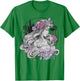 Disney Sleeping Beauty Floral Sketched Portrait T-Shirt - T-Shirt | Irish Green