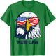 Bald Eagle 'Meri-Caw Portrait T-Shirt - T-Shirt | Irish Green