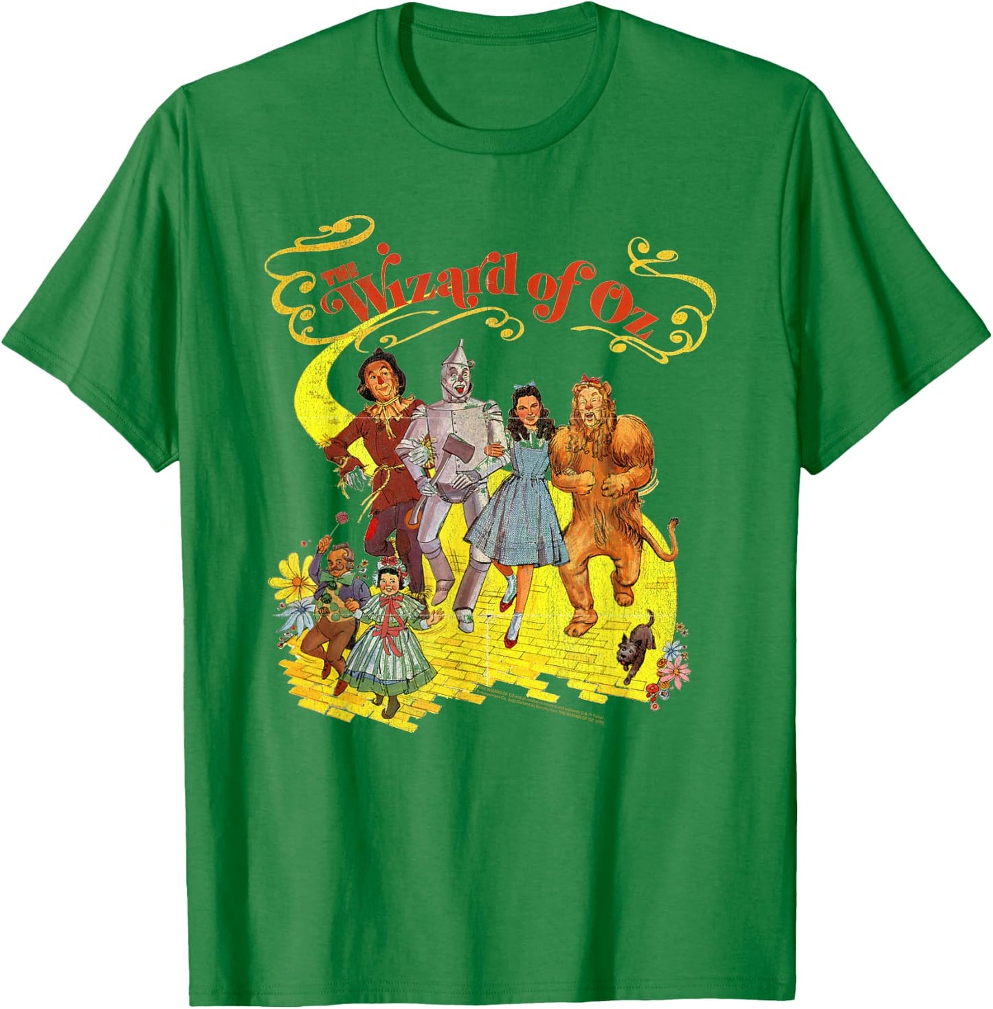 Wizard of Oz Classic Brick Road Small T-Shirt - T-Shirt | Irish Green