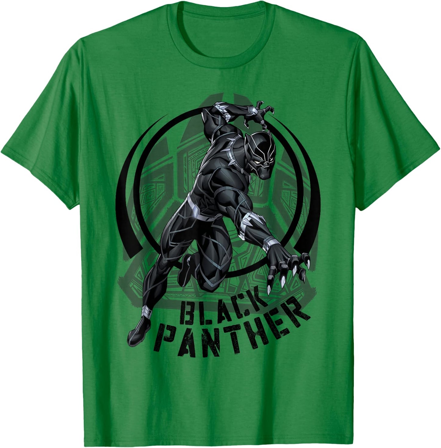 Marvel Black Panther King of Wakanda Paw Graphic T-Shirt - T-Shirt | Irish Green
