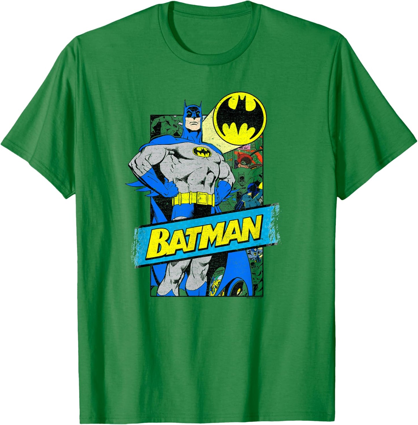 Batman Out of the Pages T Shirt T-Shirt - T-Shirt | Irish Green