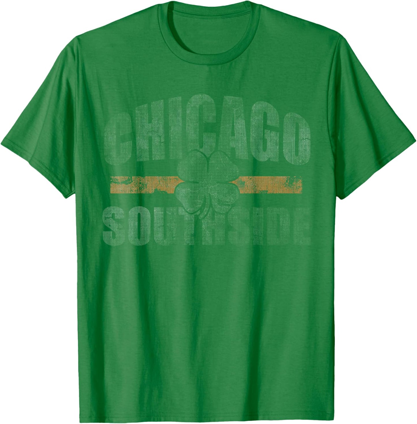 Vintage Chicago Southside Irish St Patrick's Day Men Women T-Shirt - T-Shirt | Irish Green