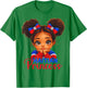 Haitian Princess Haiti Flag Day Melanin Girls Kids Toddlers T-Shirt - T-Shirt | Irish Green
