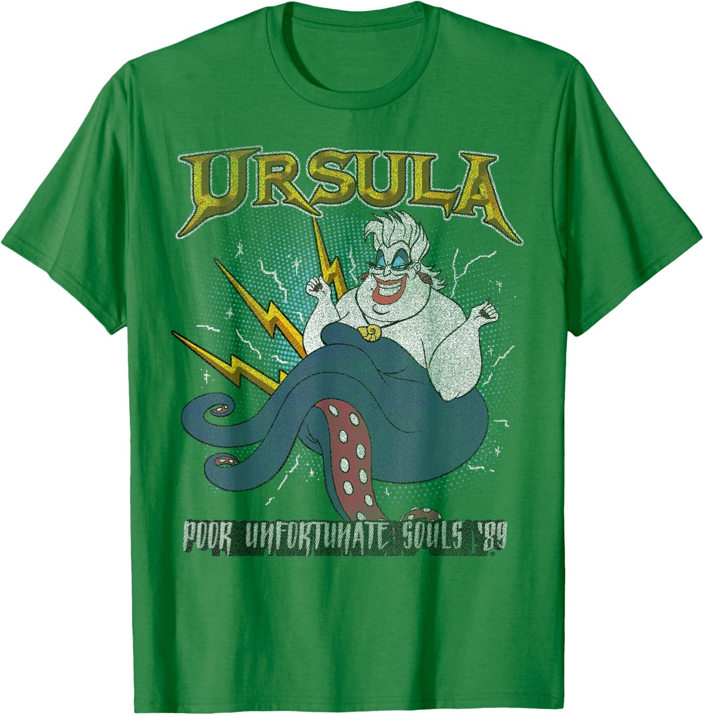 Disney Little Mermaid Ursula Quote Portrait Vintage T-Shirt - T-Shirt | Irish Green