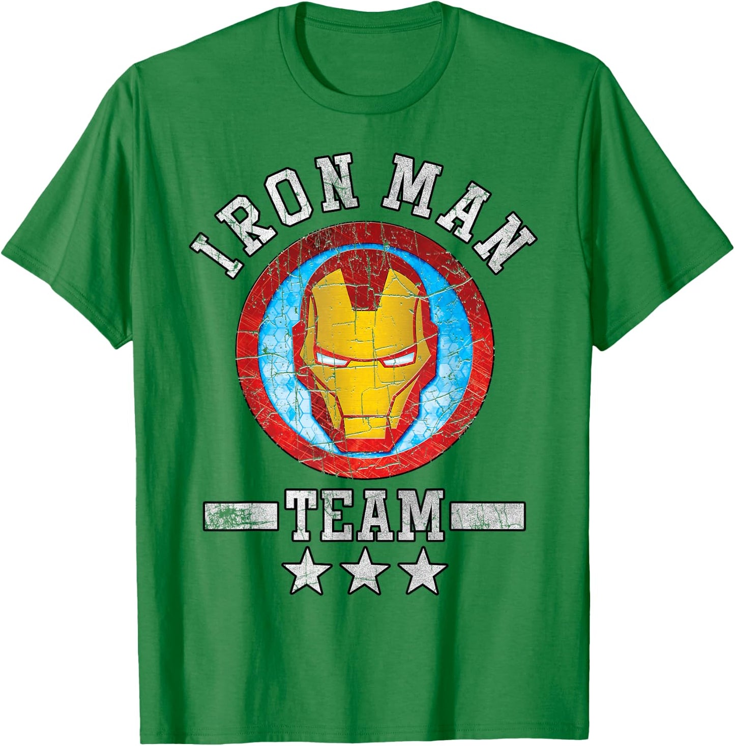Marvel Avengers Assemble Iron Man Team Graphic T-Shirt - T-Shirt | Irish Green