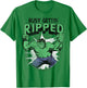 Marvel Hulk Busy Gettin Ripped Workout T-Shirt - T-Shirt | Irish Green
