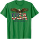 Vintage USA Shirts Men Women Kids Eagle 250 Years 1776 2026 T-Shirt - T-Shirt | Irish Green