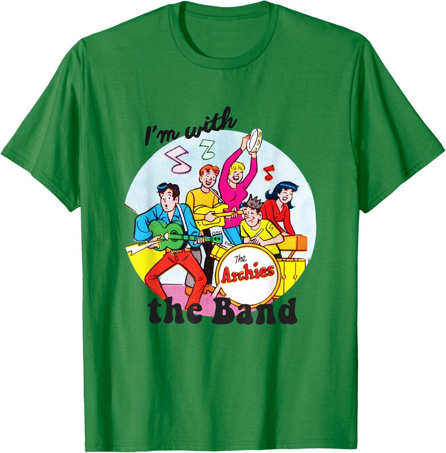 I'm with The Band Archie Comics Small T-Shirt - T-Shirt | Irish Green