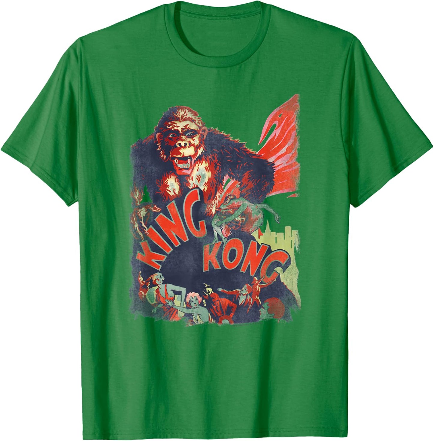 King Kong You Better Run T-Shirt - T-Shirt | Irish Green