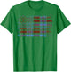 Clan Anderson American Flag Scottish Tartan T-Shirt - T-Shirt | Irish Green