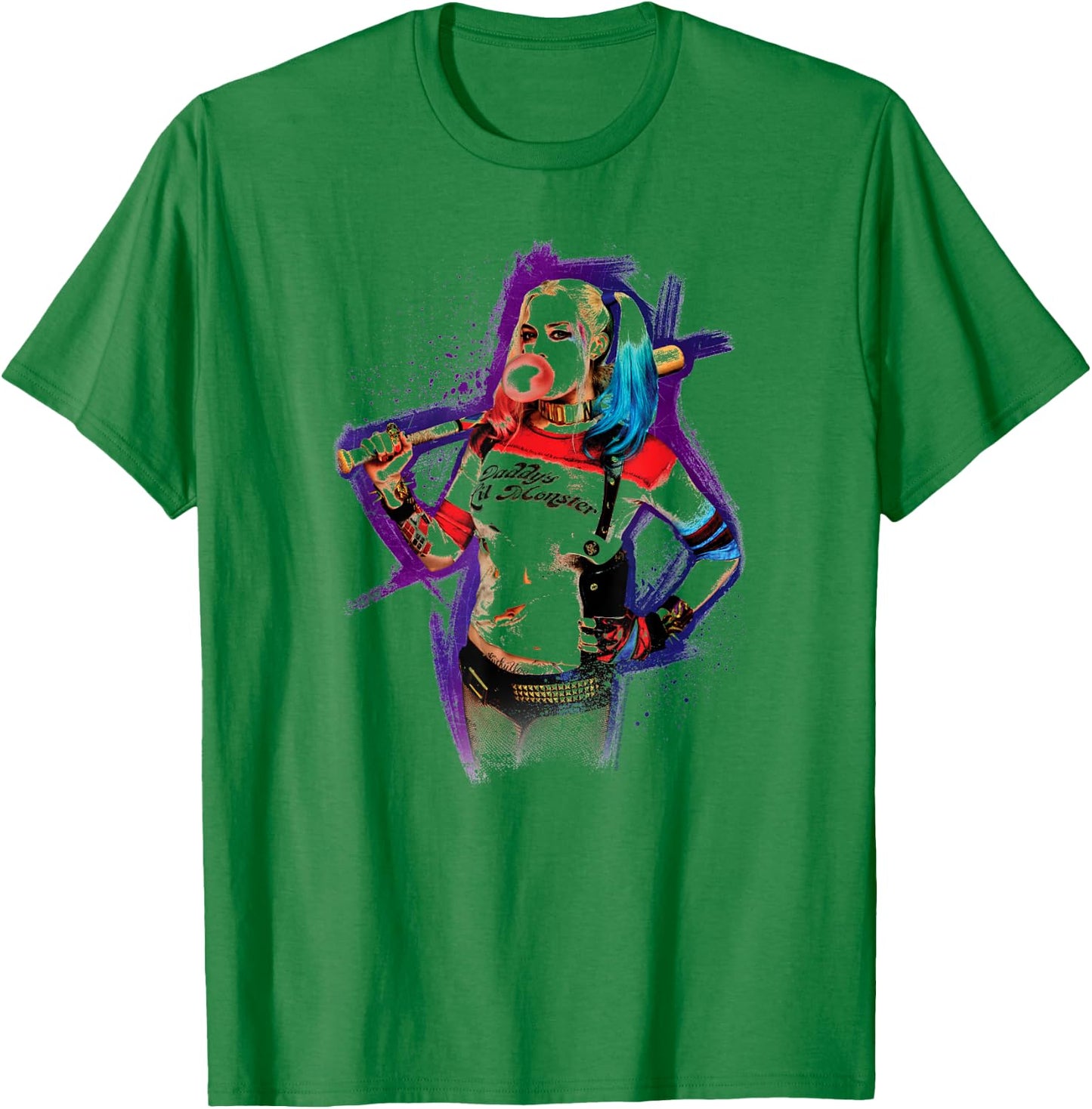 Suicide Squad Harley Quinn Bubble T Shirt T-Shirt - T-Shirt | Irish Green