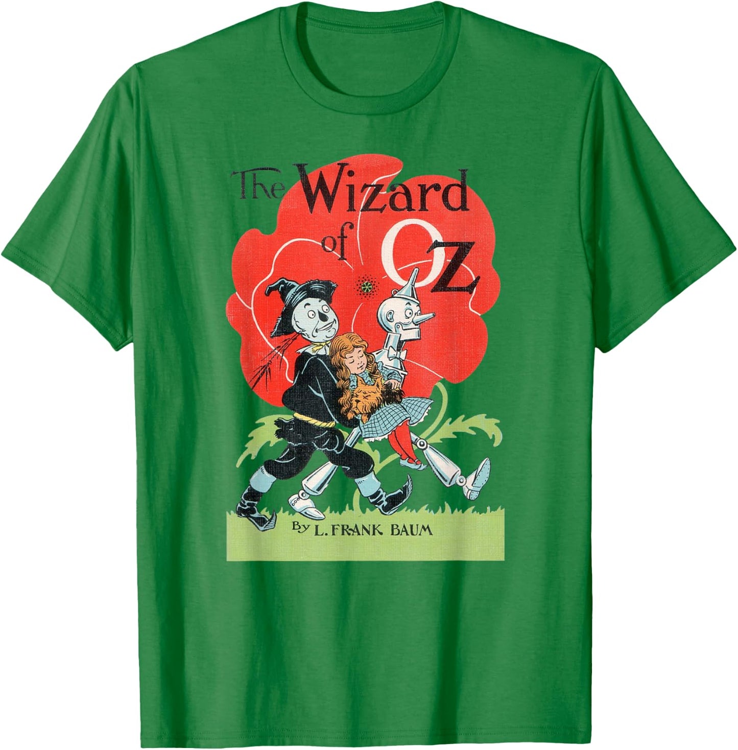 Vintage Wizard of OZ -Dorothy Scarecrow Tin Man Shirt T-Shirt - T-Shirt | Irish Green