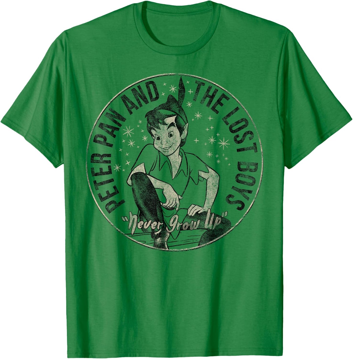 Disney Peter Pan and The Lost Boys Graphic T-Shirt - T-Shirt | Irish Green