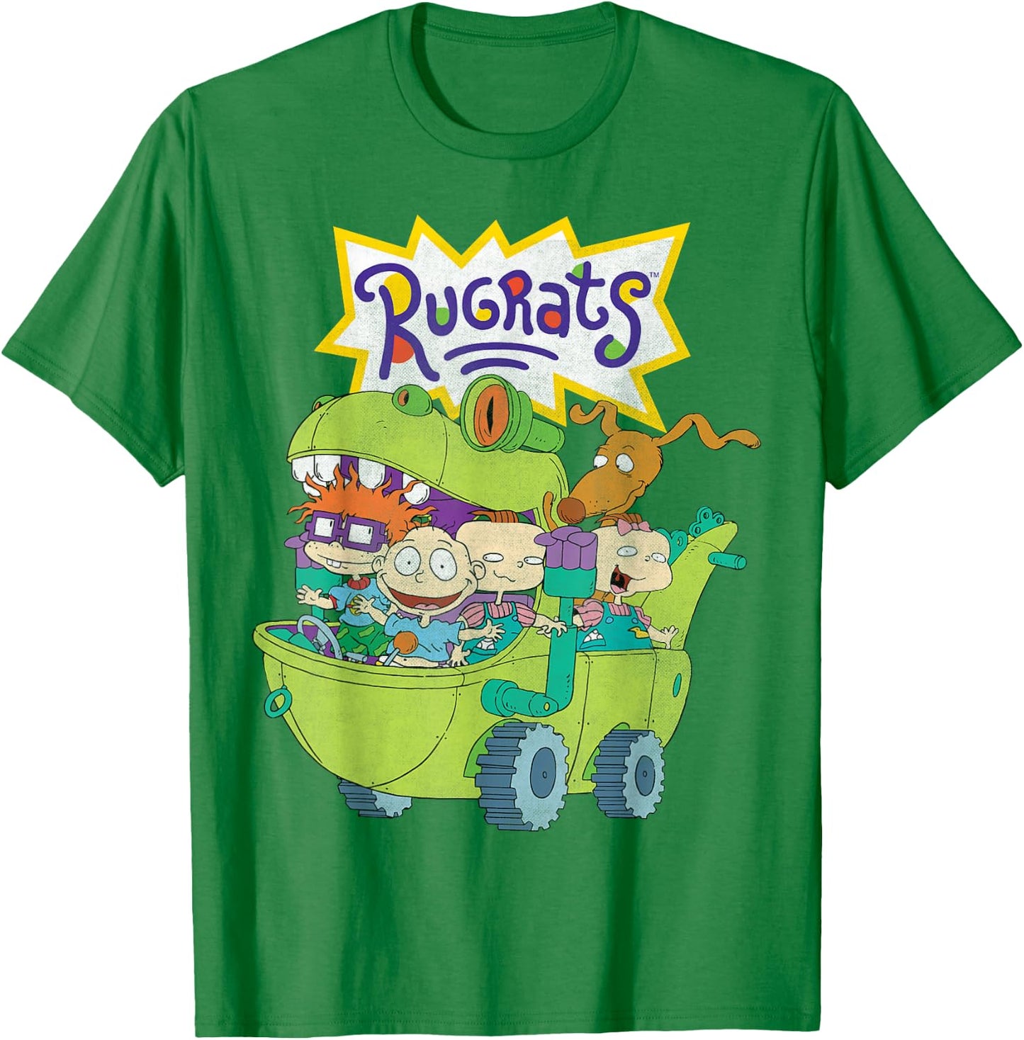 Nickelodeon Rugrats Reptar Wagon Logo T-Shirt - T-Shirt | Irish Green