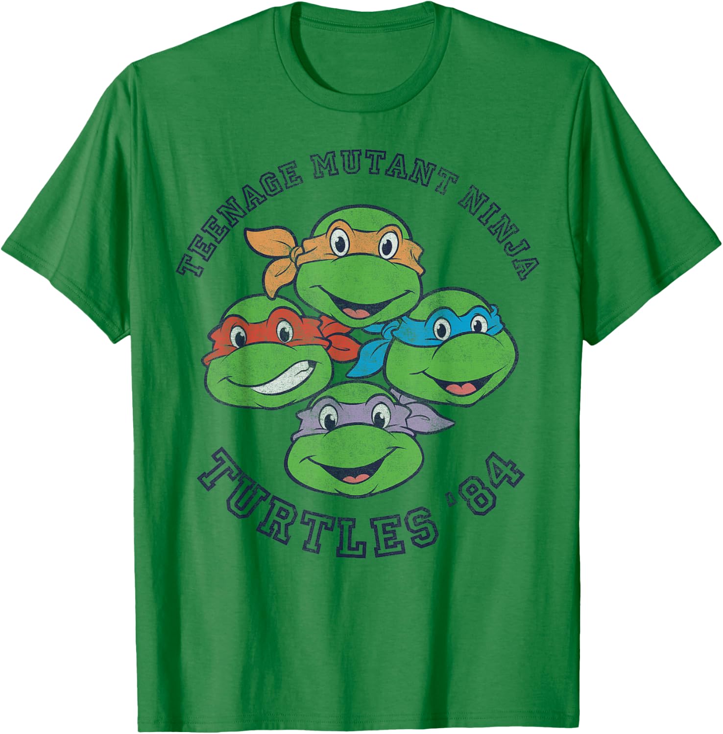 Teenage Mutant Ninja Turtles Old School 1984 T-Shirt - T-Shirt | Irish Green