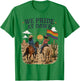 Vintage Rainbow We Pride At Dawn Western Cowgirl LGBTQ Gay T-Shirt - T-Shirt | Irish Green